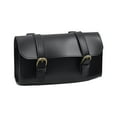 thumbnail image 1 of Bolsa delantera para manillar de bicicleta, multiusos, impermeable, retro, para sillín, almacenamiento Negro, 1 of 9