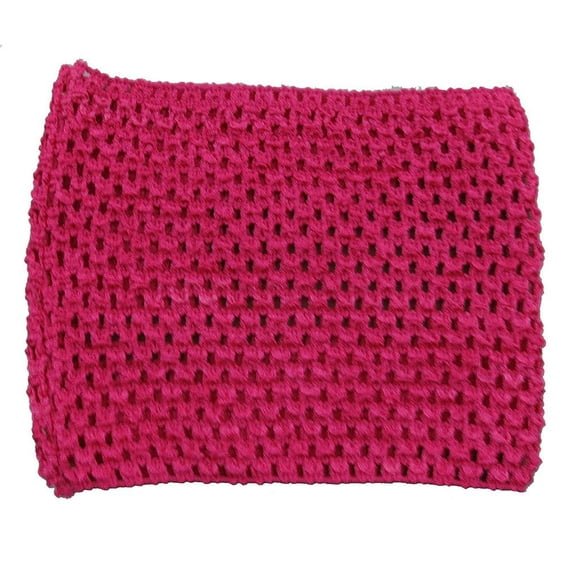 Wenchoice Girl'S Hot Pink Elastic Crochet Baby Top  S(1T-2T)