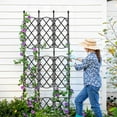 thumbnail image 3 of Plant Trellis Frame Sturdy Garden Trellis for Climbing Plants Outdoor Multifunctional Plant Support Trellis DIY Plant Trellis Decorative House Plant Support Trellis for Garden Plants, 3 of 10