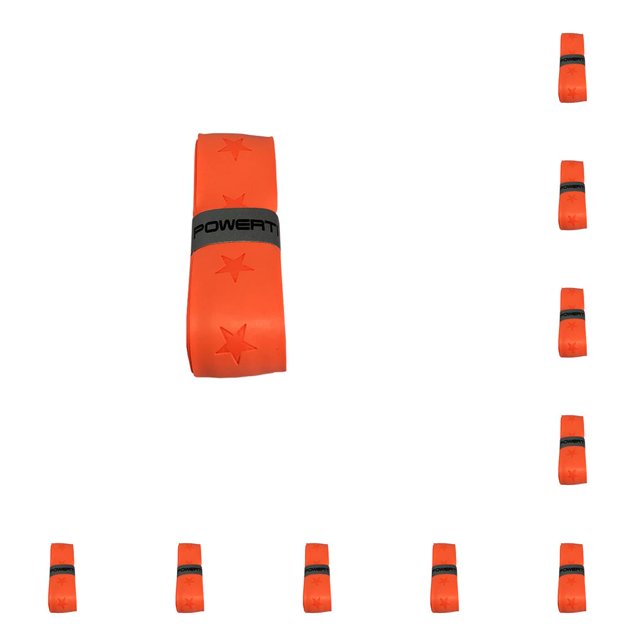 Soidarity POWERTI antideslizante mango de raqueta de bádminton cinturón autoadhesivo absorbente de sudor cinta de agarre accesorios de ejercicio naranja Type1 NO1 Soidarity CBP199848