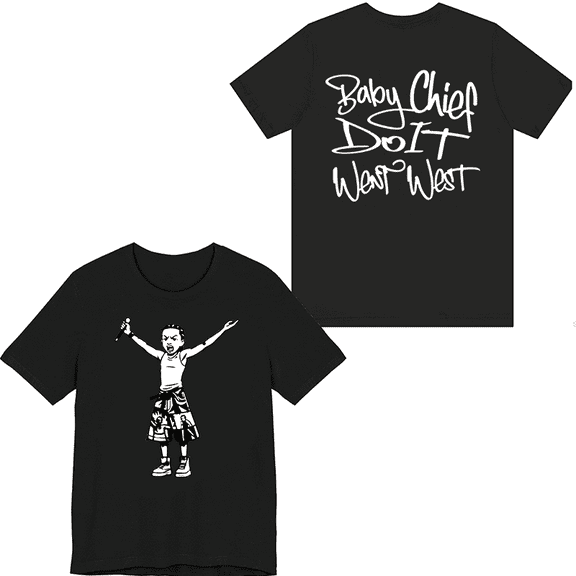 BabyChiefDoit Print T-shirts Men Women Short Sleeve Crewneck Fashion Hip Hop Fashion Tops