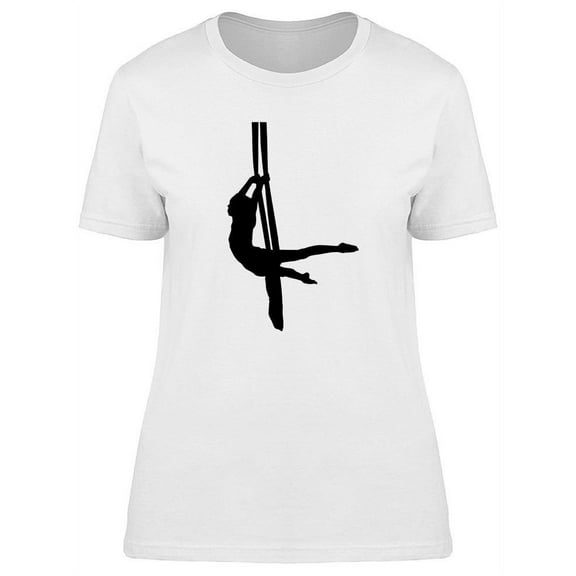 Air Gymnastics Silhouette T-Shirt Women -Image by Shutterstock, Female XX-Large
