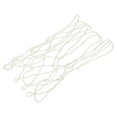 thumbnail image 3 of Unique Bargains 9.84' Luminous Basketball Net Replacement 8 Loops Portable Outdoor Hoop Goal Mesh, White, 3 of 6