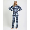 thumbnail image 5 of Real Essentials 2 Pack: Women's Comfy Pajama Sets - Short & Long Sleeve Ladies Loungewear Sleepwear PJs (Available In Plus), 5 of 8