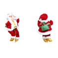 thumbnail image 2 of Yuarrent Juguete de cuerda de cuentas de escalada, juguete de música portátil alimentado por batería, muñeco de peluche de Papá Noel, juguetes, Kits de decoración para fiestas Yuarrent HA018159-00, 2 of 6