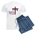 thumbnail image 6 of CafePress - Season Of Lent Men's Light Pajamas - Men's Light Loose Fit Cotton Pajama Set, 6 of 7