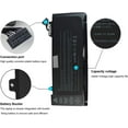 thumbnail image 4 of A1322 A1278 Laptop Battery for Mac-book Pro 13-inch Mid 2012 2010 2009 Early 2011 Late 2011 63.5Wh Replacement, 4 of 10