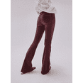 thumbnail image 3 of KelaJuan Women Fashion Flare Jeans Solid Color Stretch Denim Pants Spring Autumn Casual Slim Bell Bottoms Trousers, 3 of 6