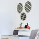 thumbnail image 5 of Cesta de pared colgante hecha a mano, 3 uds., bandejas decorativas colgantes tejidas de bambú redondas, plato para sala de estar y dormitorio esquí esquí Gafas de esquí, 5 of 5