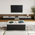 thumbnail image 5 of POVISON 47.24" Lifting Top Rectangular Sintered Stone Coffee Table, Modern Black Coffee Table, 5 of 13