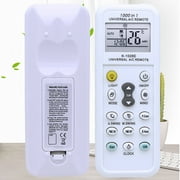 1000 In 1 Universal Air Conditioner Remote Control, Perfect Replacement, Easy to Operate for Mitsubishi Toshiba HITACHI FUJITSU Daewoo LG Sharp Samsung ELECTROLUX SANYO AUX GREE HAIER Huawei