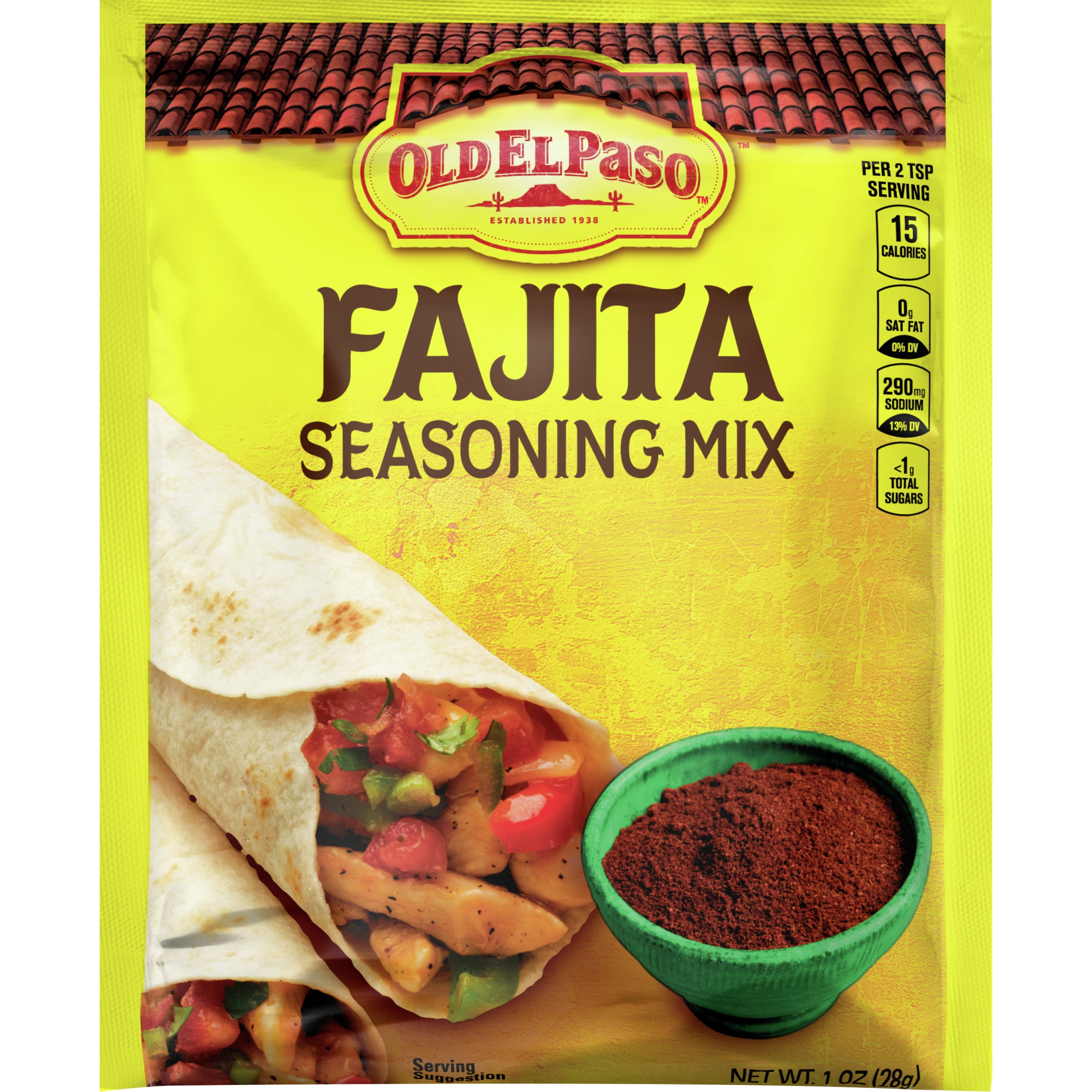 Old El Paso Fajita Taco Seasoning, 1 oz