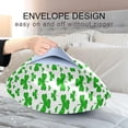 thumbnail image 7 of GZHJMY St. Patrick's Day Clover Satin Pillowcase, Soft Breathable Silk Pillow Case with Envelope Closure for Hair and Skin, Standard Size 26 x 20 Inch Home Decor, 7 of 7