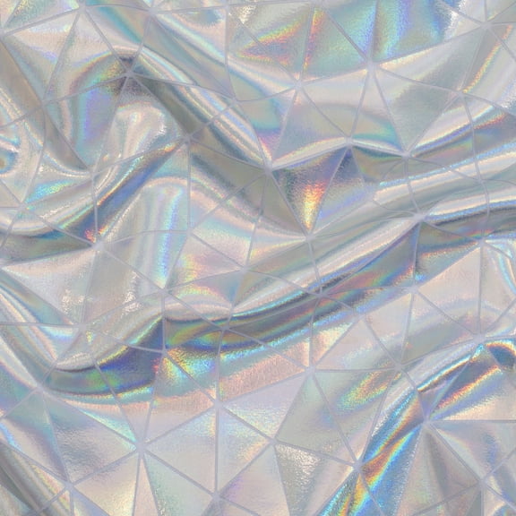 Bohemian Laser Hologram Nylon Spandex Fabric | Spandex palace