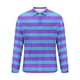 thumbnail image 4 of Blusa y camisa de manga larga con cuello vuelto para hombre, informal, con cuello vuelto, estampado, para fitness, deportiva, de manga larga, de poliéster, 4 of 5