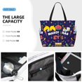 thumbnail image 3 of Balery Happy Mardi Gras Beach Travel Bag - Water-Resistant, Large Capacity Lightweight Tote with 7 Pockets for Women and Men - Perfect for Beach, Pool, Gym, and Travel, 3 of 7