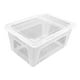 thumbnail image 1 of Terrario para reptiles, tanque para tortugas, hábitat para tortugas, contenedor apilable, jaula para reptiles, serpientes, lagartos, grillos, tortugas Claro, 1 of 8