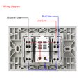 thumbnail image 2 of Techinal 16A WallDouble Italian/Chile Plug Power Socket Adapter Dual USB Ports Panel 5V 1A, 2 of 9