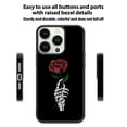 thumbnail image 2 of Skeleton Skull Hand Rose for iPhone XR 7 8 SE 11 12 13 Mini 13 14 15 16 Pro Max Case, Cute Aesthetic Classic Gothic Shock-Absorbent Protective,Black, 2 of 6