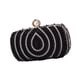 thumbnail image 5 of Bolso de mano con perlas, cartera de mano formal con cuentas de perlas, bolso de novia para cóctel o noche. negro, 5 of 9