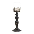 thumbnail image 3 of Candelabro de metal Macarena centro de mesa de cena candelabro de pilar de decoración de Hotel de aniversario Negro Medio, 3 of 7