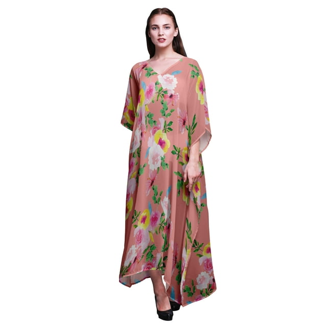 Bimba Sortie de Plage Kaftan Bikini Robe Maxi pour Femmes Long Caftan