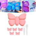 thumbnail image 1 of Herramienta correctora de diamantes BLESIY Bandeja de pintura de diamantes en forma de mariposas rosa, 1 of 8