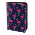 thumbnail image 2 of Pofeuu Cute Flamingo Print Travel Document Organizer Passport Holder Men Women for Family (6.5 in x 4.5 in),Wallet Holder Credit Card Clutch Bag Case, 2 of 5