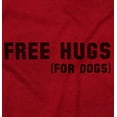 thumbnail image 2 of Free Dog Hugs Pet Owner Cute Doggy Plus Size Crewneck Graphic Tee Shirt Brisco Brands 3X, 2 of 5