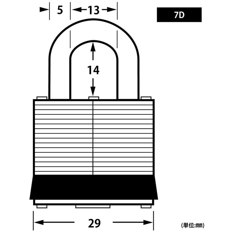 Master Lock 2750EURD Cadenas Au Design Vintage, Gris, 8,7 X 5 X 1,3 Cm
