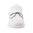 thumbnail image 6 of Smart Step Toddlers' Wide Width Hook and Loop Leather Walking Shoes - White, 5, 6 of 8