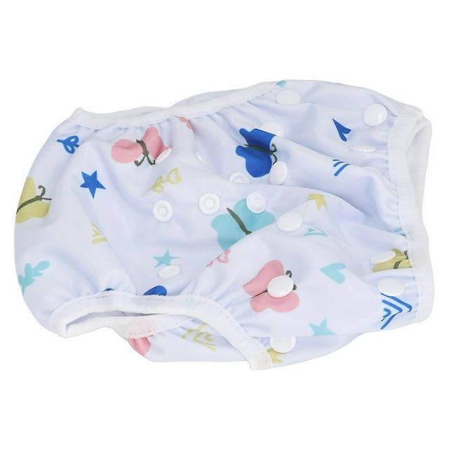 Baby Swim Pants Waterproof Button Adjustment Breathable Washable Reusable Toddlers Swim Diaper for Swimming Lesson T13