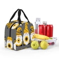 thumbnail image 6 of Lsque Bee Kind Pattern Lunch Bag Women/Men Insulated Lunch Box,Small Leakproof Cooler Food Lunch Containers Reusable High Capacity Lunch Tote Bags, 6 of 6