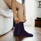 thumbnail image 4 of 5 pares de calcetines de algodón con forro de gel de silicona para mujeres y niñas, 4 of 8