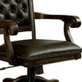 thumbnail image 2 of Benzara Kalia Contemporary Arm Chair, Brown Finish-Color:Brown/Dark Brown, 2 of 4
