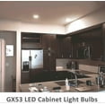 thumbnail image 2 of Juego de 4 bombillas LED GX53 de 9 W, blanco neutro, 4000 K, 900 lm, 120 W, equivalente a CFL de 15 W a 18 W, no regulables [Clase energética A] p20241126351, 2 of 5