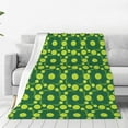 thumbnail image 4 of Salouo Tennis Balls Print Bed Blankets,Flannel Blanket Comfortable Air Conditioning Blanket Lightweight Blanket for Sofa Bed Travel & Couch -60"x50", 4 of 8