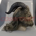 thumbnail image 2 of Porque máscara 2017 película caliente La Bella y La Bestia Adam Prince máscara Cosplay máscara de terror casco de látex fiesta de Halloweencabello cortoPorcelana Deng Xun unisex, 2 of 2