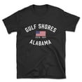 thumbnail image 1 of Gulf Shores Alabama Patriot Men's Cotton T-Shirt, 1 of 1