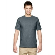 Adult DRI-POWER® ACTIVE Pocket T-Shirt - BLACK HEATHER - 4XL