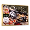 thumbnail image 2 of Designart "Reeling In Fishing Rods" Hunting & Fishing Floater Framed Wall Art Prints, 2 of 5