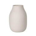 thumbnail image 1 of Blomus 65705 20 x 6 in. Colora Porcelain Vase, Moonbeam, 1 of 1