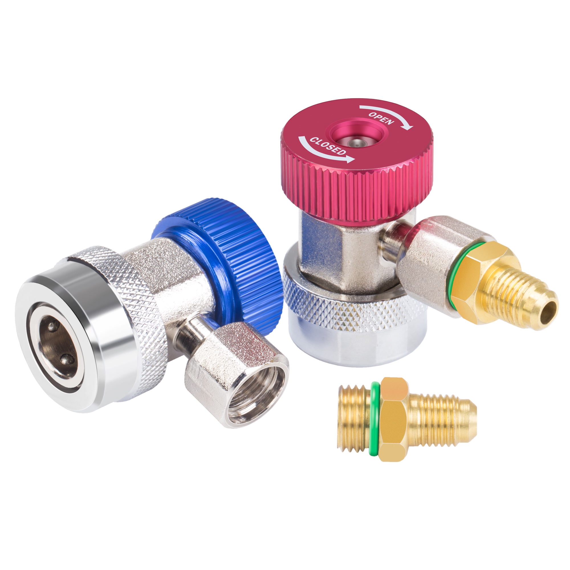 R134a Quick Coupler Adapter, High & Low Adjustable R134a Adapter