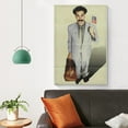 thumbnail image 4 of Borat Movie Poster Wall Art Poster Scroll Canvas Painting Picture Living Room Decor Home 12x18inch(30x45cm), 4 of 6