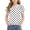 Black, variant on Girls Summer T-Shirt, Polka Dot Crewneck Puff Short Sleeve Kids Cute Trendy Tee Black Size 14