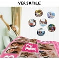 thumbnail image 5 of Personalized Besties Blanket with Photo Collage - Customized Throw Blanket with Pictures - Soft BFF Blanket for Bestie/Friend/Family Memorial Gifts, 30"x40" Blankets, 5 of 5