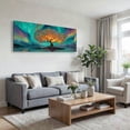 thumbnail image 3 of Large Tree of Life Canvas Wall Art, Abstract Canvas Prints Fantasy Landscape Paintings, Oversized Nature Pictures Artwork for Modern Home Decoration, 3 of 7