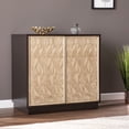 thumbnail image 3 of SEI Furniture Edgevale Anywhere Engineered Wood Accent Cabinet in Brown/Cream, 3 of 5