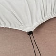 thumbnail image 5 of Nvzi -b 5 Pieces Stretch Armchair Sofa Cover for 2 Seater Couch Soft Washable Sofa Slipcover with Individual Backrest and Cushion Covers for Kids Cats Dogs (White,2 Seat), 5 of 5