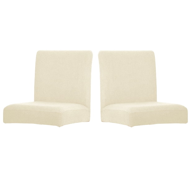 Funda para silla de oficina sólida, multicolor, resistente al desgaste, muebles de oficina para las cuatro estaciones, Protector exterior, funda giratoria blanca Yuarrent HA012491-08